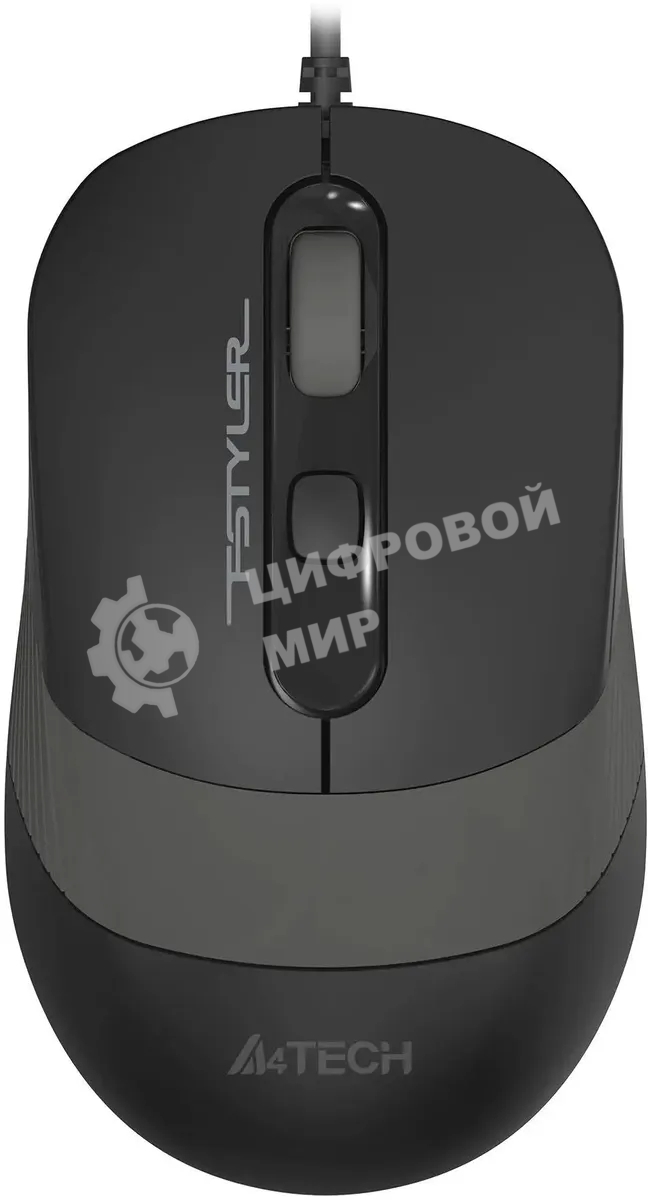 Мышь проводная A4Tech Fstyler FM10ST серый, 1600 dpi, USB, кнопки - 4