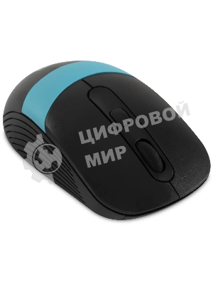 Мышь беспроводная Oklick 310MW черный/синий, 3200 dpi, радиоканал, USB, кнопки - 4