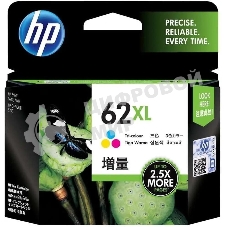 Картридж струйный HP 62XL C2P07AE многоцветный (415стр.) для HP OJ 200