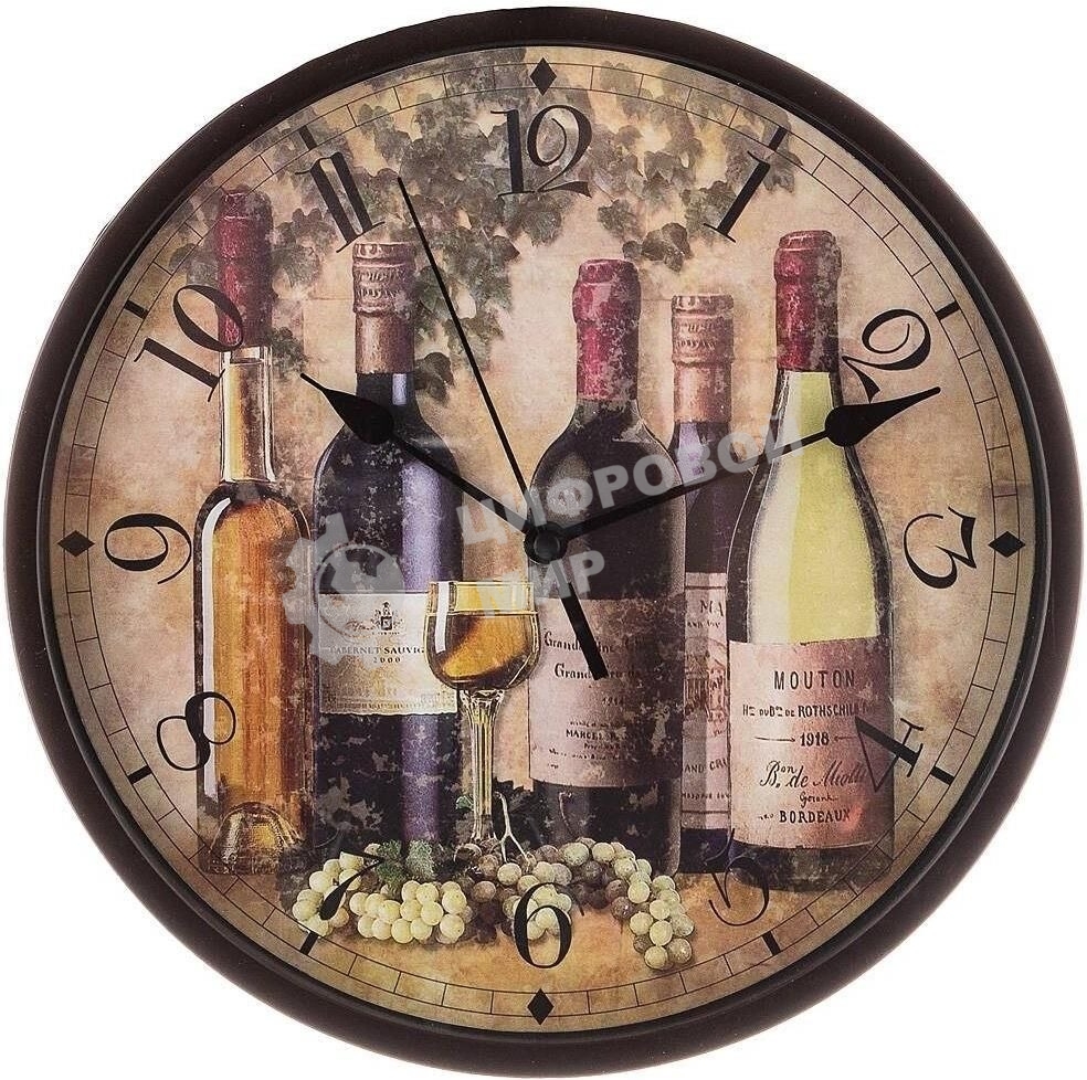 Настенные часы LEFARD 220-364 CHEF KITCHEN d24,5см циферблат d23см