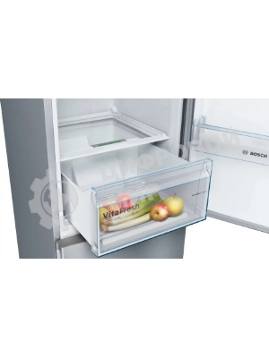 Холодильник Bosch KGN39UL30U серебристый металлик двухкамерный 279/87л морозилка снизу, No Frost