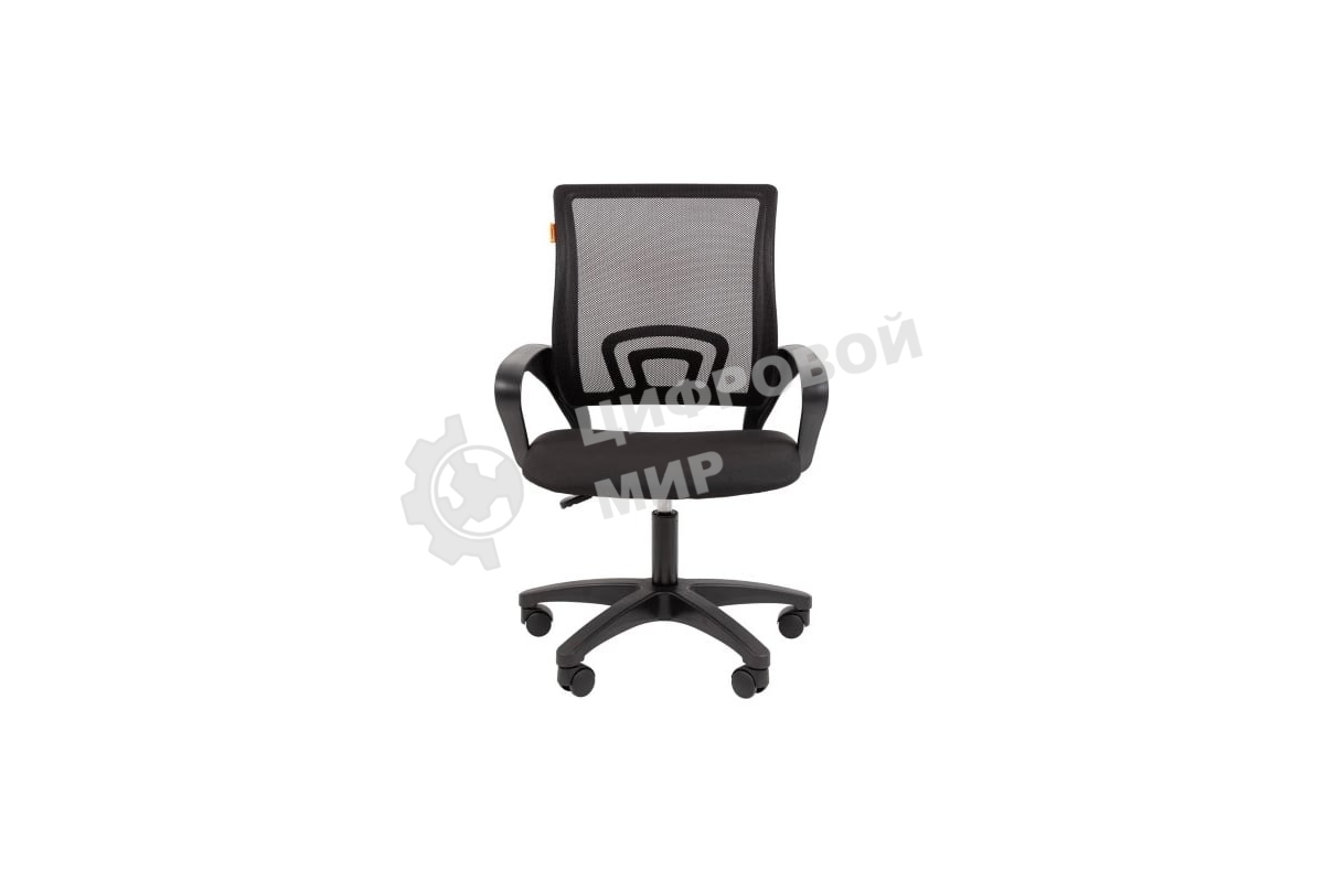 Кресло Chairman 696LT N TW-01 черный, ткань, 120 кг, механизм качания