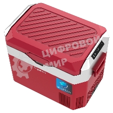 Холодильник автомобильный бордовый Бирюса НС-30P3