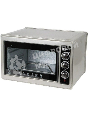 Мини-печь Delta D-0123 серая с тэном повыш. мощности,1300 Вт,37 л,2 нагреват. эл, с термостатом