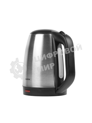 Чайник Centek CT-1070 матовый черный/серебристый 1.5л