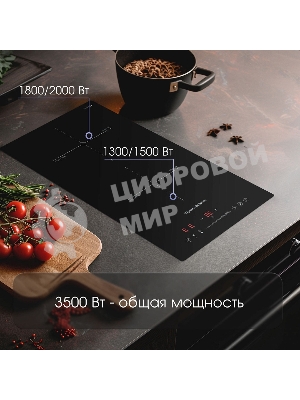 Индукционная варочная панель Zigmund & Shtain CI 60.3 B черный