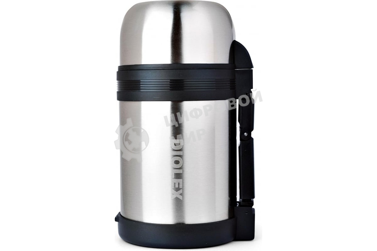 Термос Diolex DXU-1000-1 1000 мл, универсальный, ремешок в комплекте, из нержавеющей стали