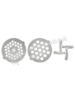 Мясорубка электрическая АКСИНЬЯ КС-2000 черный, 2000 Вт, 1.7 кг/мин, реверс, защита от перегрузки, насадки - 4