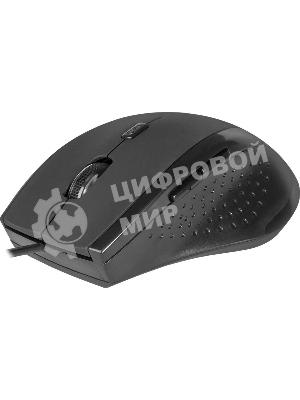 Мышь проводная Defender Accura MM-362 черный, 1600 dpi, USB, кнопки - 6