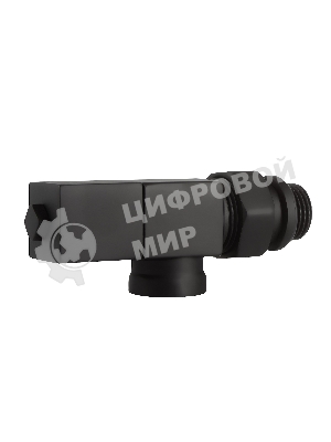 Набор дизайн-вентилей CUBE, осевой черный 1/2