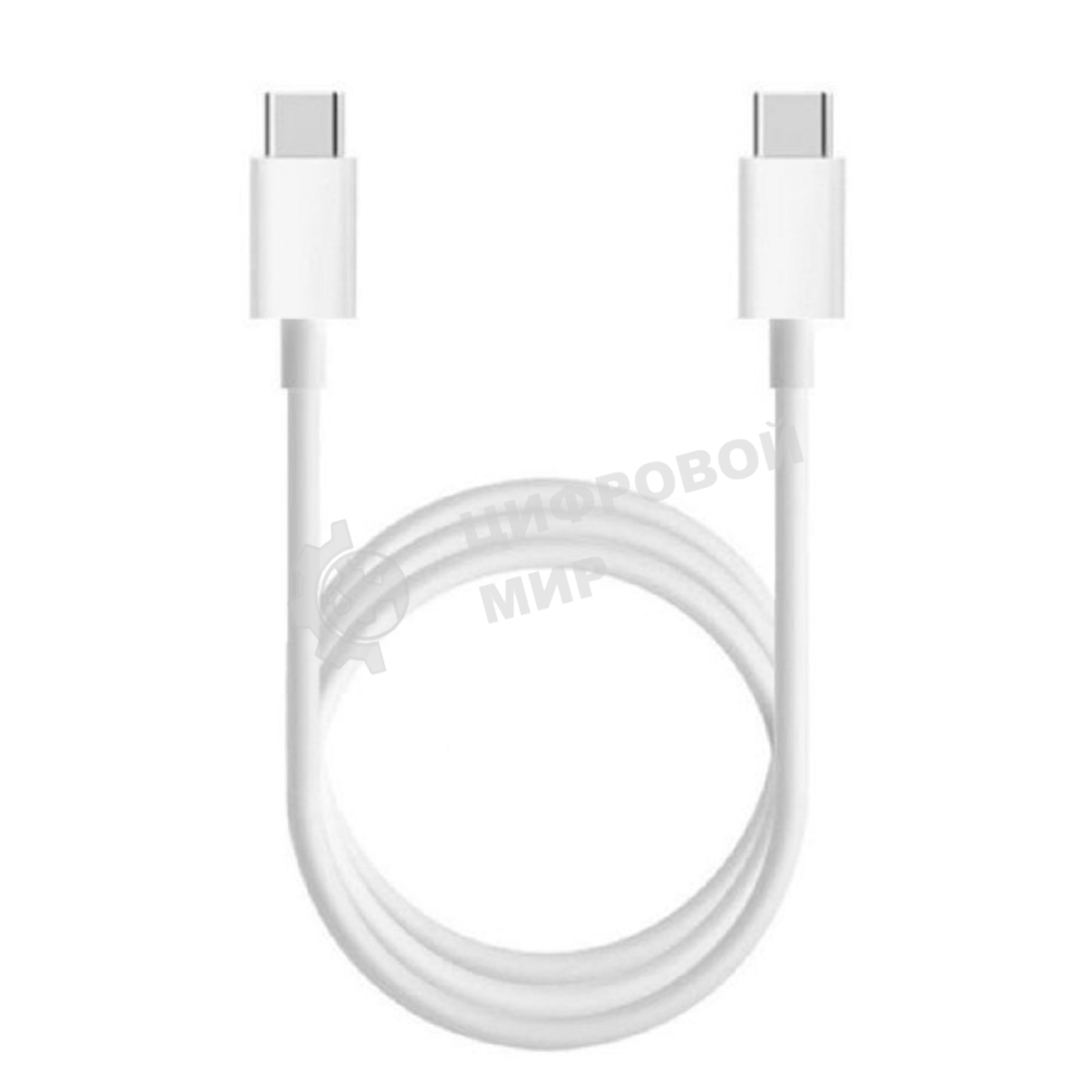 Bion Кабель для зарядки USB Type-C - Type-C (CM/CM), 3A, 100W, USB 2.0, 2 м, белый BXP-CCP-USBC2-CMCM-2M-B