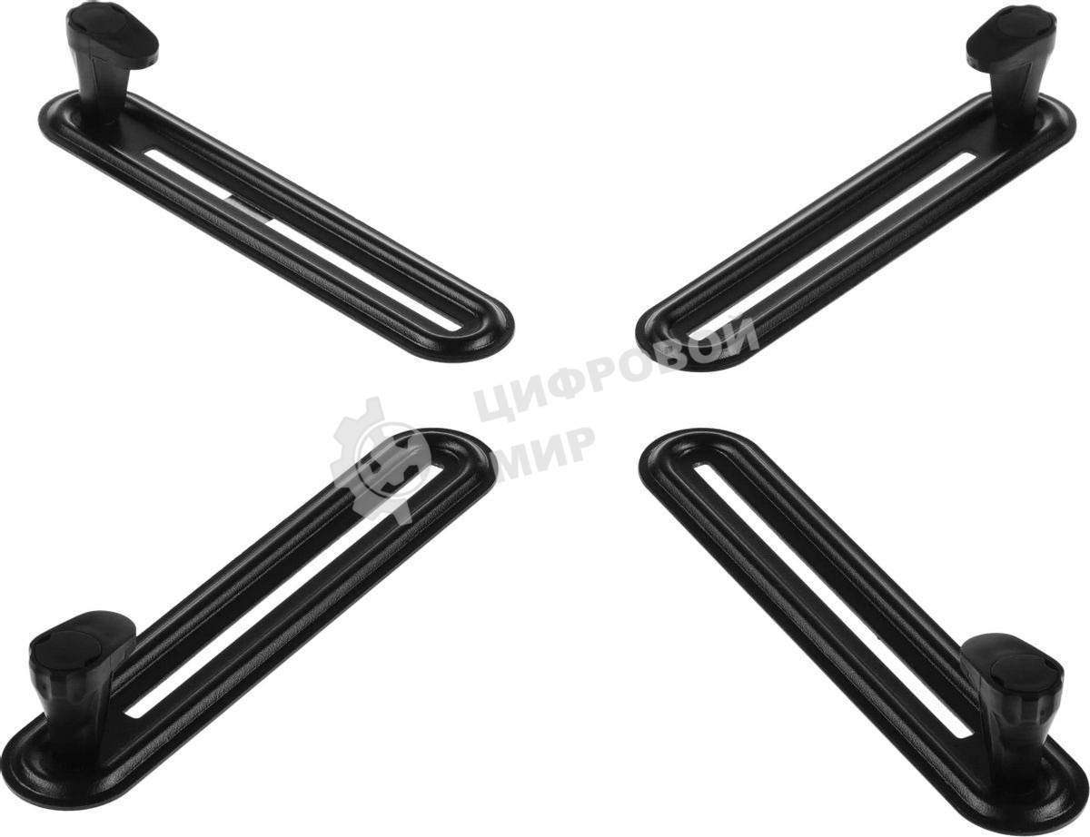 Кронштейн-адаптер для мониторов Arm Media LCD-M2 черный макс.7кг настольный поворот и наклон верт.перемещ.