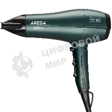 Фен ARESA AR-3218 зеленый, 2200 Вт, ионизация