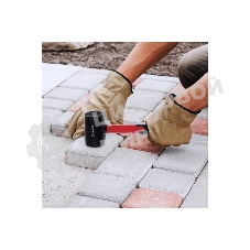 Киянка резиновая Matrix 11193 680 г, черная резина, фибергласовая рукоятка