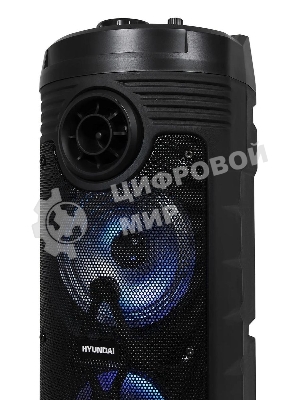 Минисистема Hyundai H-MC170 черный 80Вт/FM/USB/BT/SD/MMC