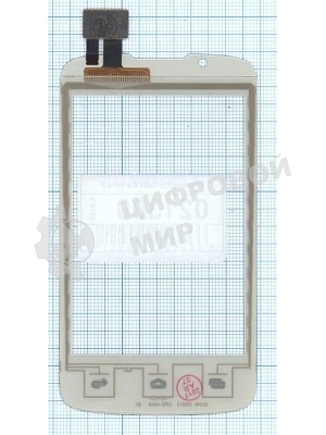 Сенсорное стекло (тачскрин) для Fly IQ436 Era Nano 3, белое