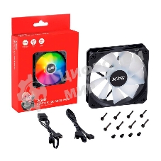 Вентилятор для корпуса ADATA XPG VENTO R 120 ARGb PWM черный, 120 мм, 1600 об/мин, 32 дБ, 4 pin