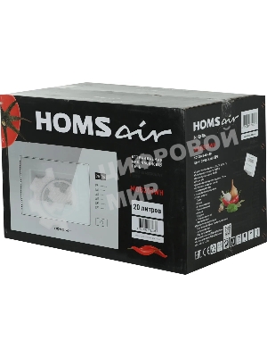 Микроволновая печь встраиваемая HOMSair MOB205WH