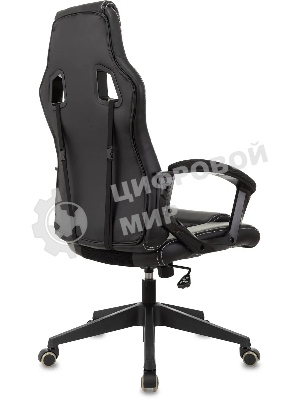 Кресло Zombie Arena черный, экокожа, 120 кг, механизм качания