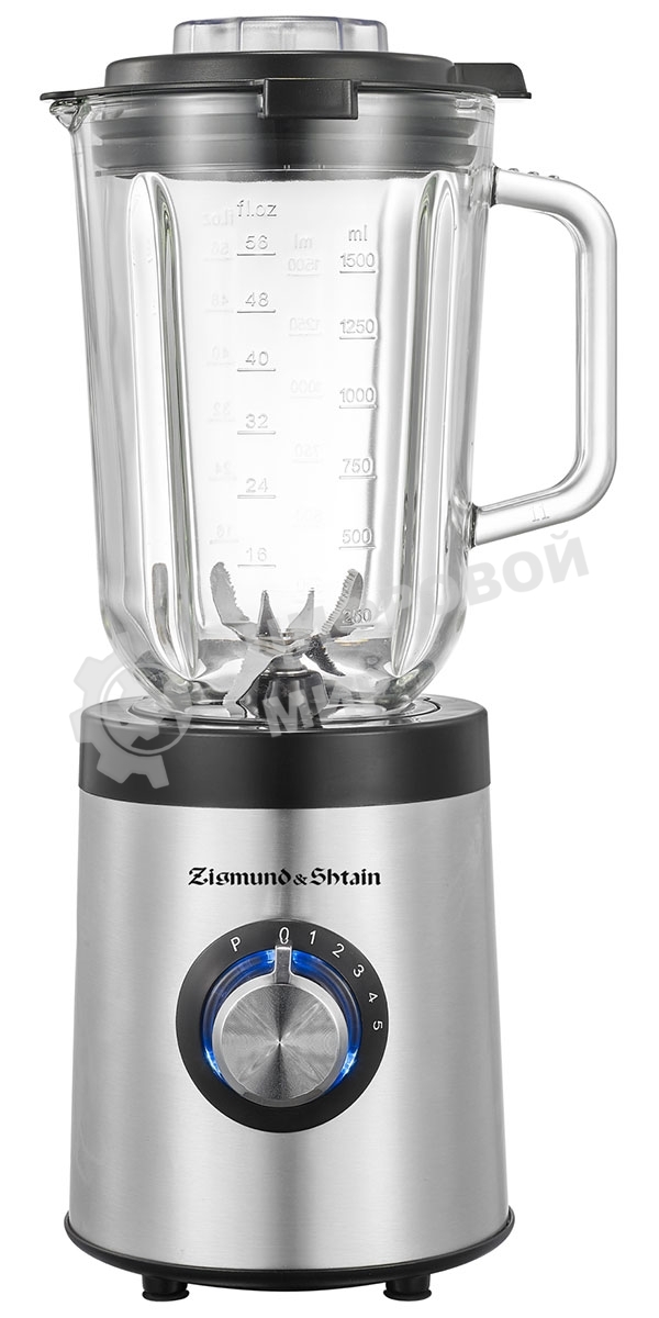 Блендер стационарный Zigmund & Shtain BS-481 D 1200 Вт, металлик