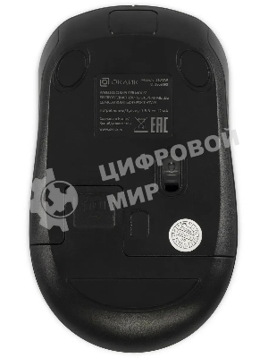 Мышь беспроводная Oklick 310MW черный/синий, 3200 dpi, радиоканал, USB, кнопки - 4