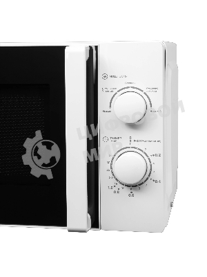 Микроволновая печь Hyundai HYM-M2068 белый, 20 л, 700 Вт, переключатели - поворотный механизм