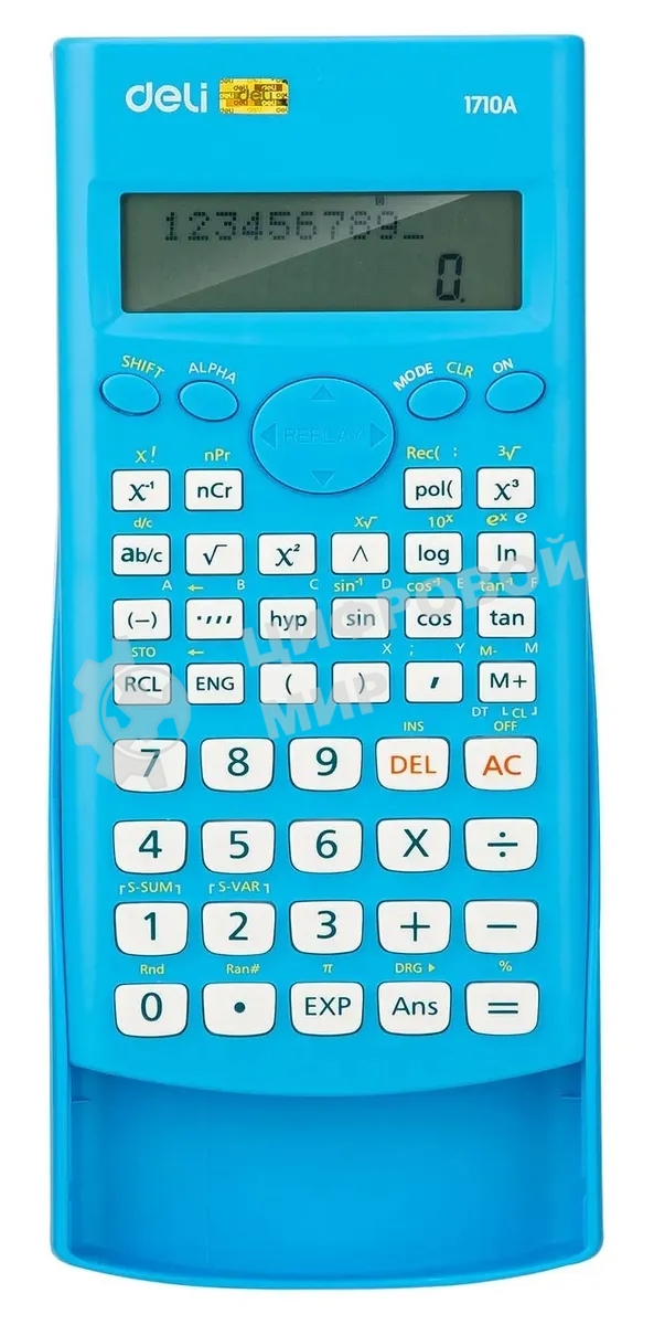 Калькулятор научный Deli E1710A/BLU синий 10+2-разр.