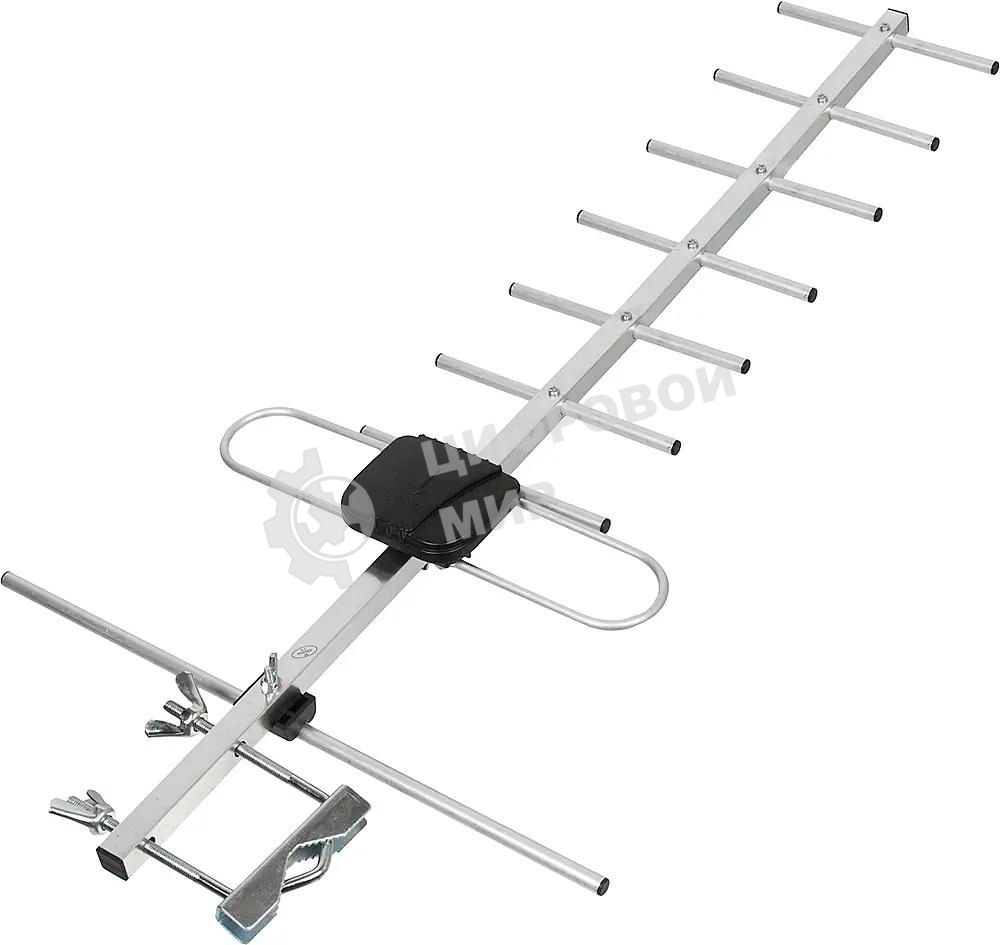 Антенна телевизионная Hyundai H-TAE140 11дБ пассивная серебристый