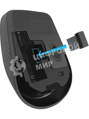 Мышь беспроводная Defender Tiana MB-055 черный, 1000 dpi, радиоканал, USB, кнопки - 3