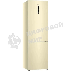 Холодильник Haier CEF538CCG бежевый двухкамерный 263/105л морозилка снизу, No Frost