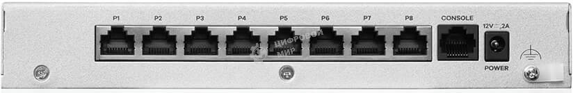 Межсетевой экран Zyxel USG FLEX 100H с подпиской Gold на 1 год (AS, AV, CF, IDP/DPI, Sandboxing, SecuReporter), 8xRJ-45: 1G (LAN/WAN), 1xUSB3.0 **