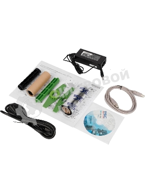 Принтер этикеток TSC TE200 термоперенос и прямая термопечать, 203 dpi, 152 мм/сек, USB, черный