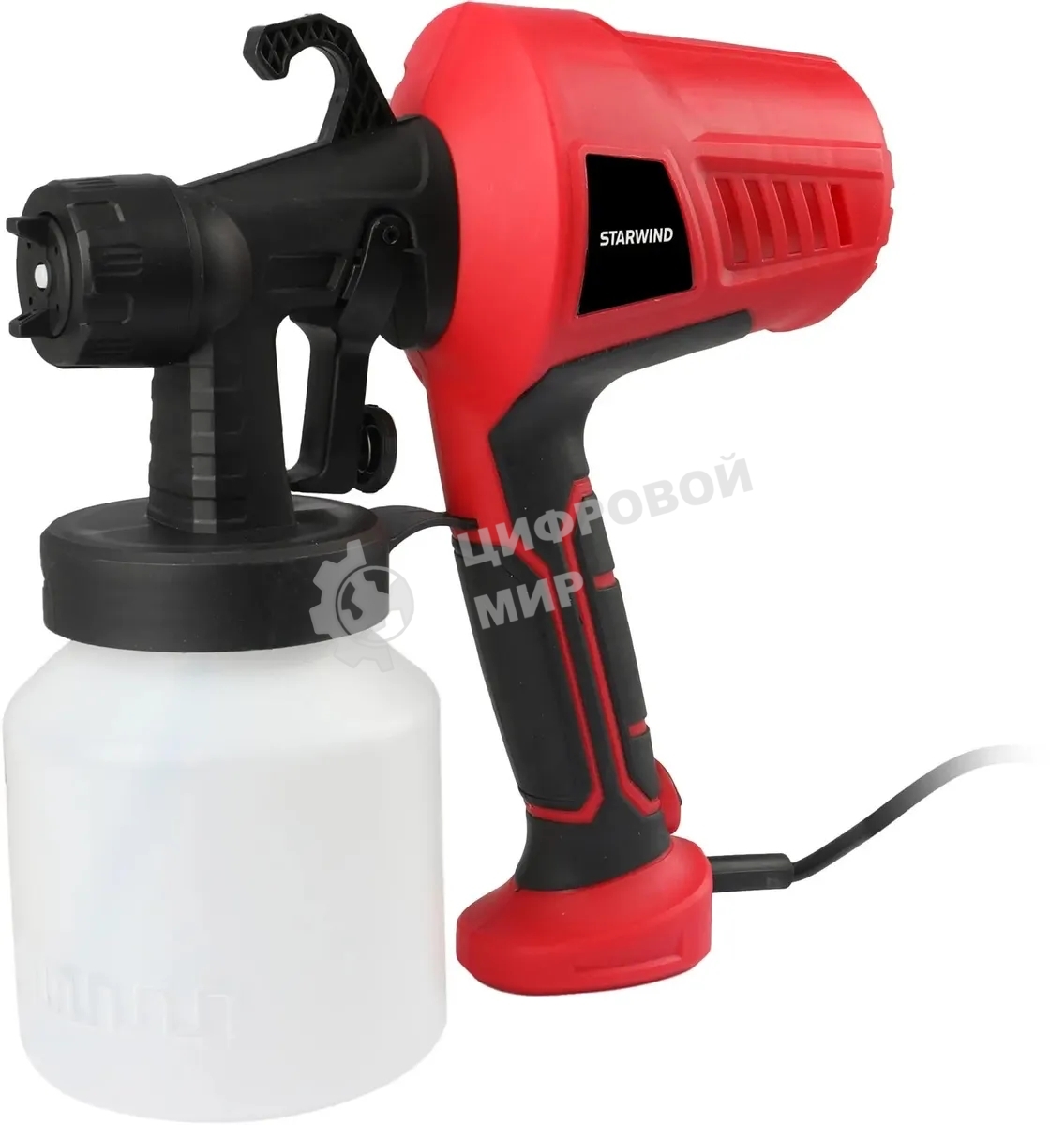 Краскопульт электрический Starwind SG450 400Вт бак:800мл 650мл/мин