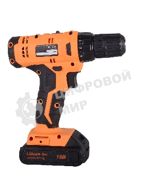 Дрель-шуруповерт Вихрь ДА-45/22Li-2, 18 В, 2 Ач, 45 Нм, щеточный