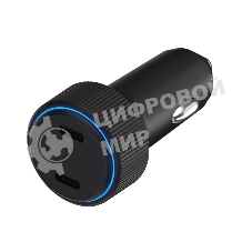 Автомобильное зарядное устройство Maxvi CCM-MS605PD 66W 6A (2xType-C, QC3.0 PD3.0) черный