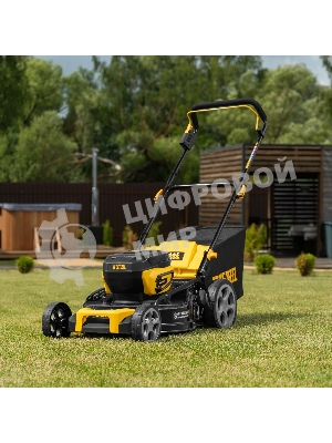 Газонокосилка аккумуляторная бесщет. Denzel DLM-460, 460 мм, травосб. 65 л., Li-Ion, 40 В