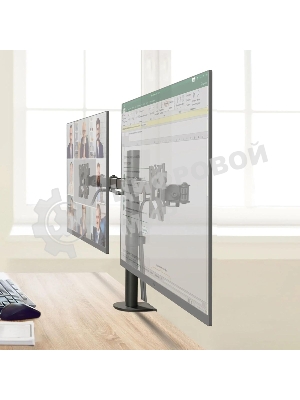 Кронштейн ONKRON D221E для двух мониторов 13