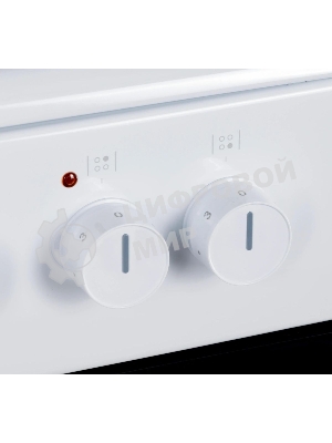 Плита электрическая Hansa FCEW53000 белый, конфорок 4 шт, духовка 68 л, 50 см x 85 см x 60 см