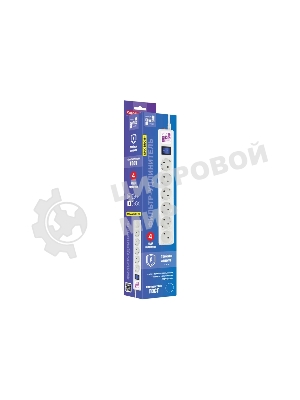 Сетевой фильтр PowerCube Фильтр-удлинитель (SPG(5+1)-16B-5M) 6 розеток, 5м,16А/3,5 кВт, белый