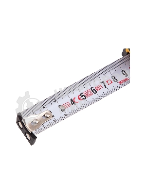 Рулетка Denzel 8м х 25мм, двухкомп. корпус, магнитный обрезиненный зацеп