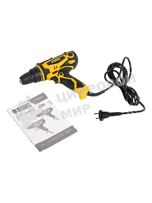 Дрель-шуруповерт Denzel SD-300-10, 300Вт, 40 Нм, щеточный