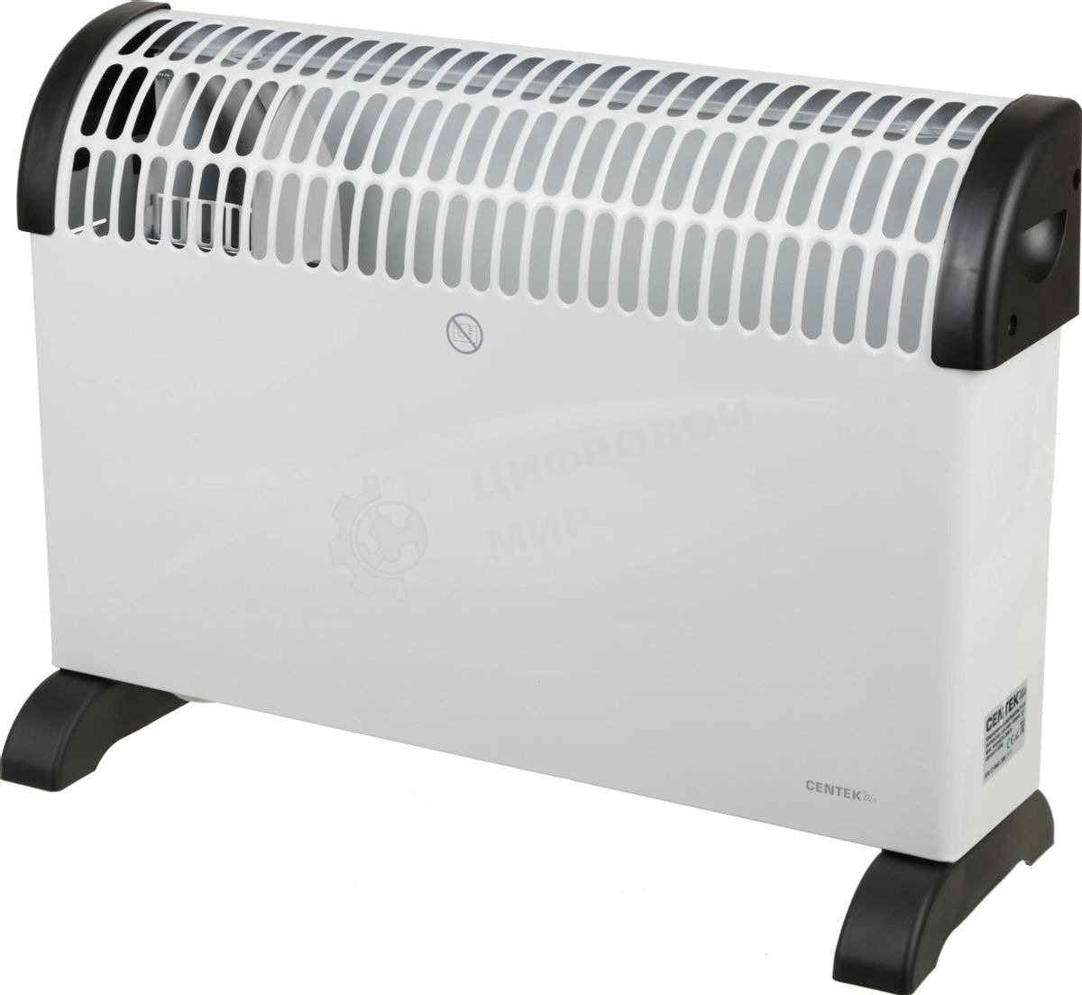 Конвектор Centek CT-6124 белый, 750/1250/2000 Вт, 20 м2, механический термостат