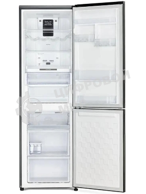 Холодильник Hitachi R-BG410PUC6X XGR серый двухкамерный 215/105л морозилка снизу, No Frost