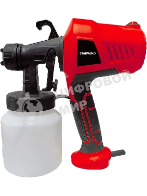 Краскопульт электрический Starwind SG450 400Вт бак:800мл 650мл/мин