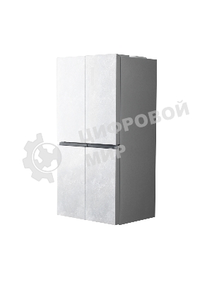 Холодильник Centek CT-1742 белый трехкамерный 267/148л морозилка снизу, No Frost, Side by Side