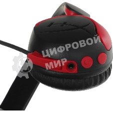 Наушники с микрофоном HyperX Cloud Mini черный/красный накладные BT оголовье (7G8F1AA)