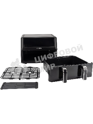 Аэрогриль Hyundai HYF-9089 черный, 2400 Вт, 11 л, сенсор, 9 программ