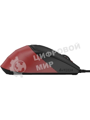 Мышь проводная A4Tech Fstyler FM45S Air красный/черный, 2400 dpi, USB, кнопки - 7