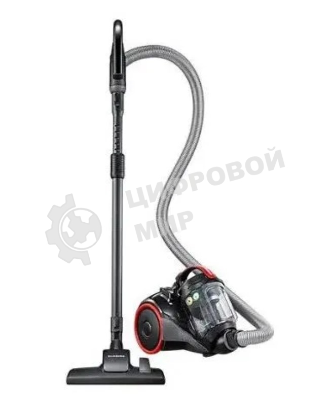 Пылесос Samsung VC15K4116VR/EV красный/черный, 390/1500 Вт, уборка сухая, пылесборник контейнер 1.3 л