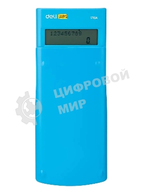 Калькулятор научный Deli E1710A/BLU синий 10+2-разр.